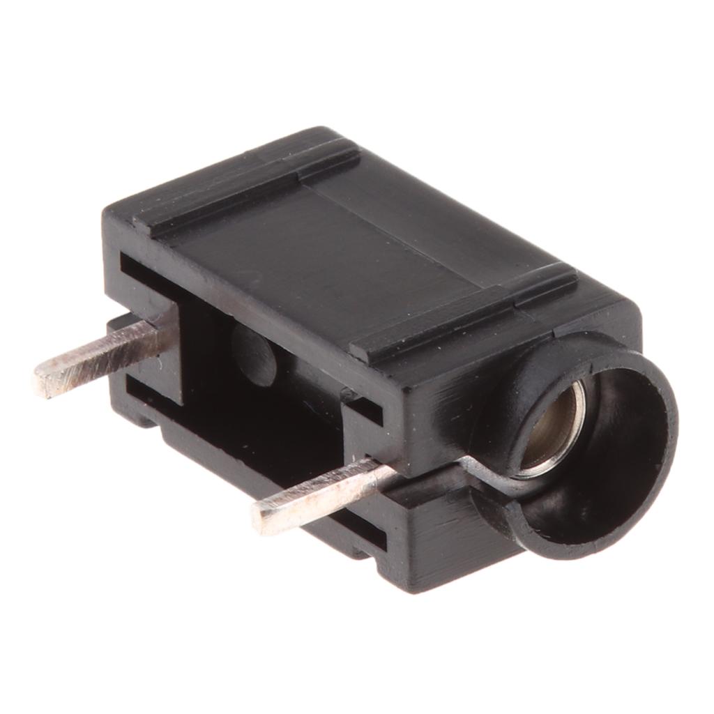 4mm Banana Plug Jack Panel Mount Stacking Socket Slot Connector Black