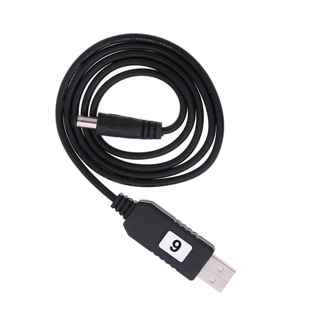 DC 5V To DC 9V USB Voltage Step Up Converter Cable With DC Jack 5.5 X 2.1mm