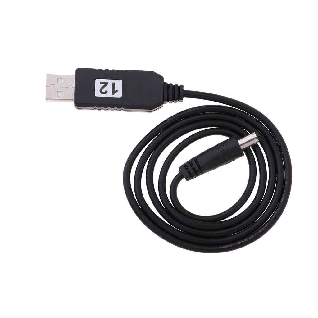 DC 5V to DC 12V USB Voltage Step Up Converter Cable with DC Jack 5.5x2.1mm