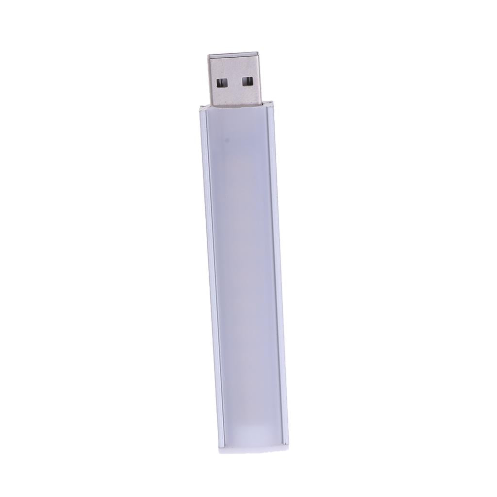 USB Powered LED Light Bar, 8 LEDs Night Lamps Warm White (3500-4300K)