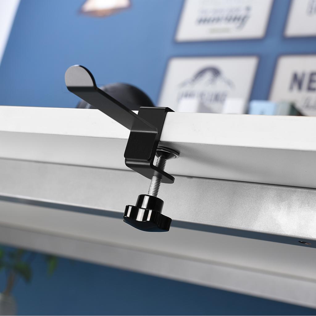 Aluminum Overhead Headphone Headset Hanger Hook Under Desk Hook Clip