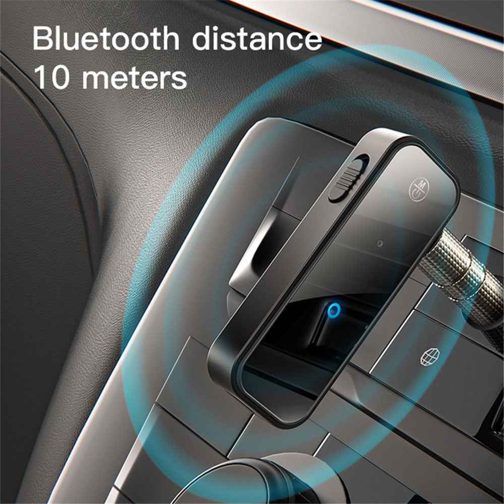 YESIDO YAU25 2-in-1 Bluetooth-compatible 5.0 Transmitter Receiver Aux Adapter for Car Home Stereo System