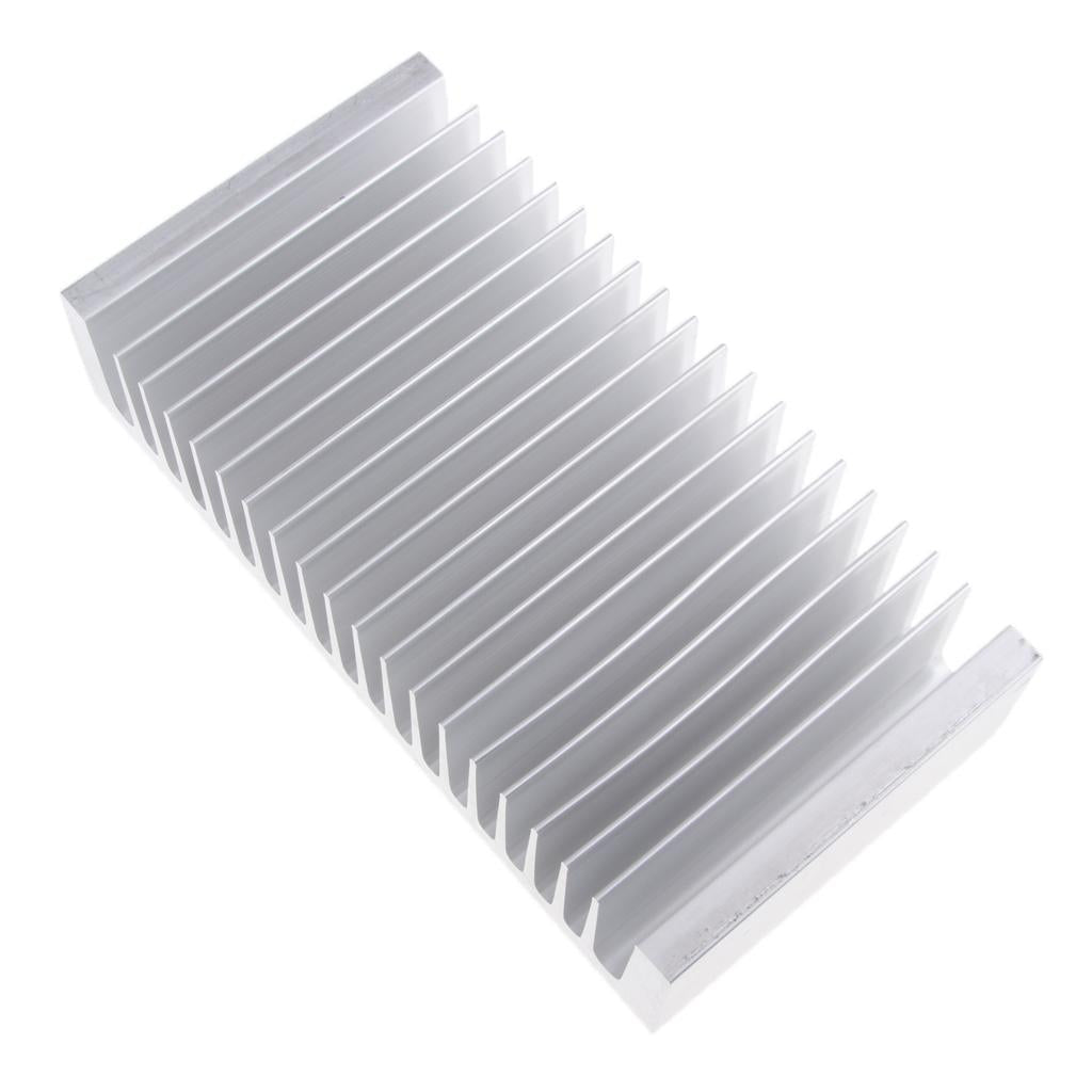 Aluminum Heat Sink Cooling Fin for High Power LED & Amplifier Silver