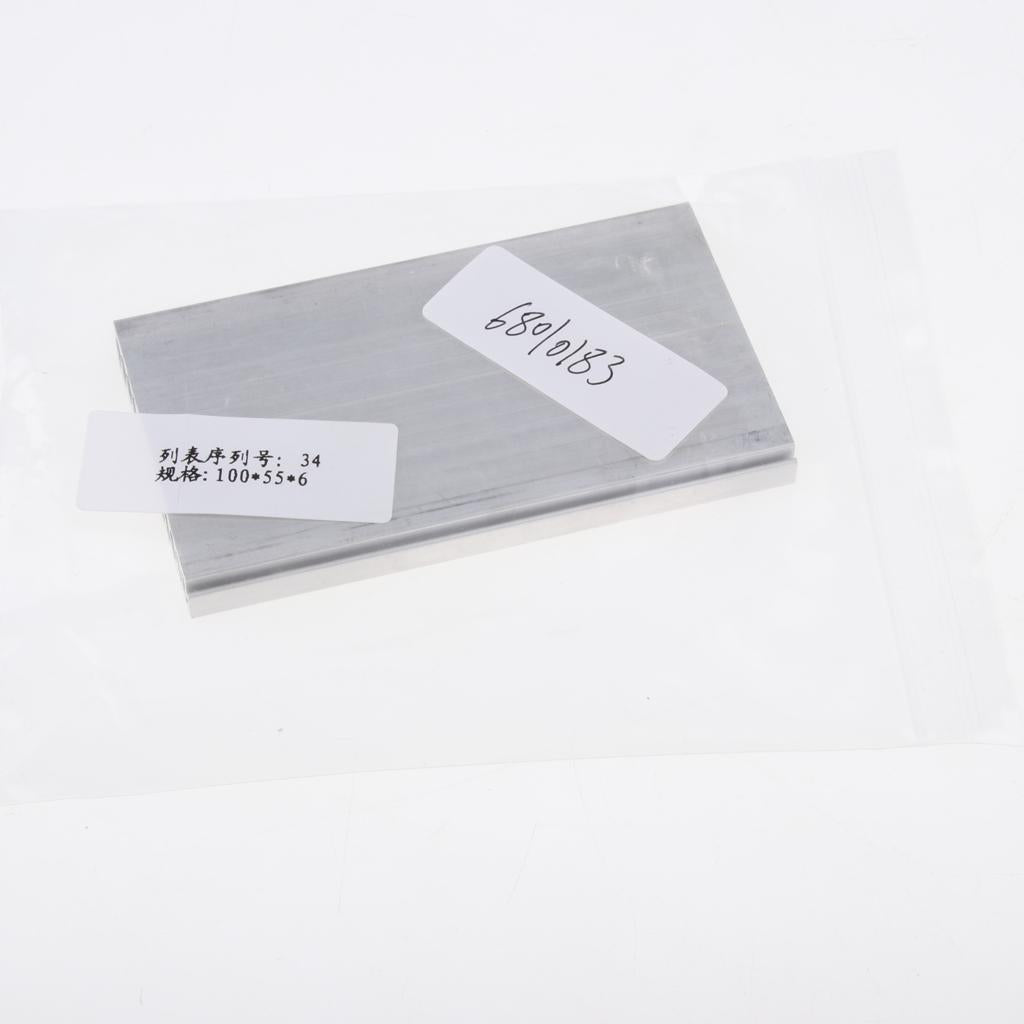 2Pcs Aluminum Heat Sink 100*55*6MM Cooling Heatsink for Transistor LED Light