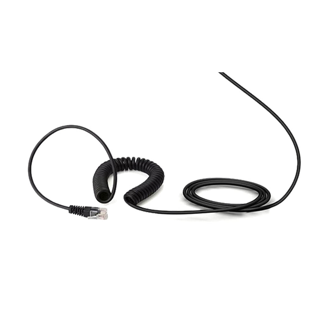 Call Center Monaural Office Phone Headset + Coiled Cable RJ9 Plug for Avaya
