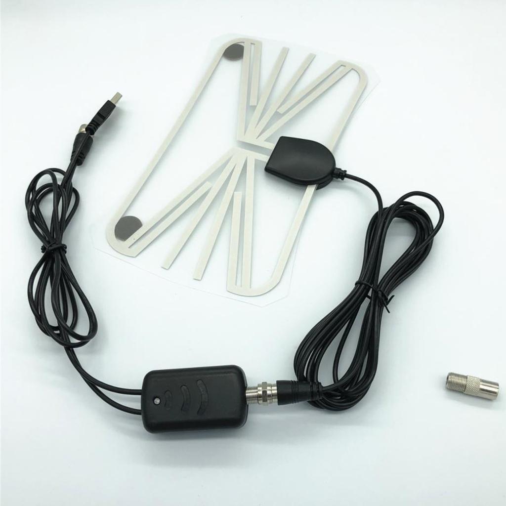 TY24D Indoor Digital HDTV Antenna 80Mile Long Range Amplifier Signal Booster