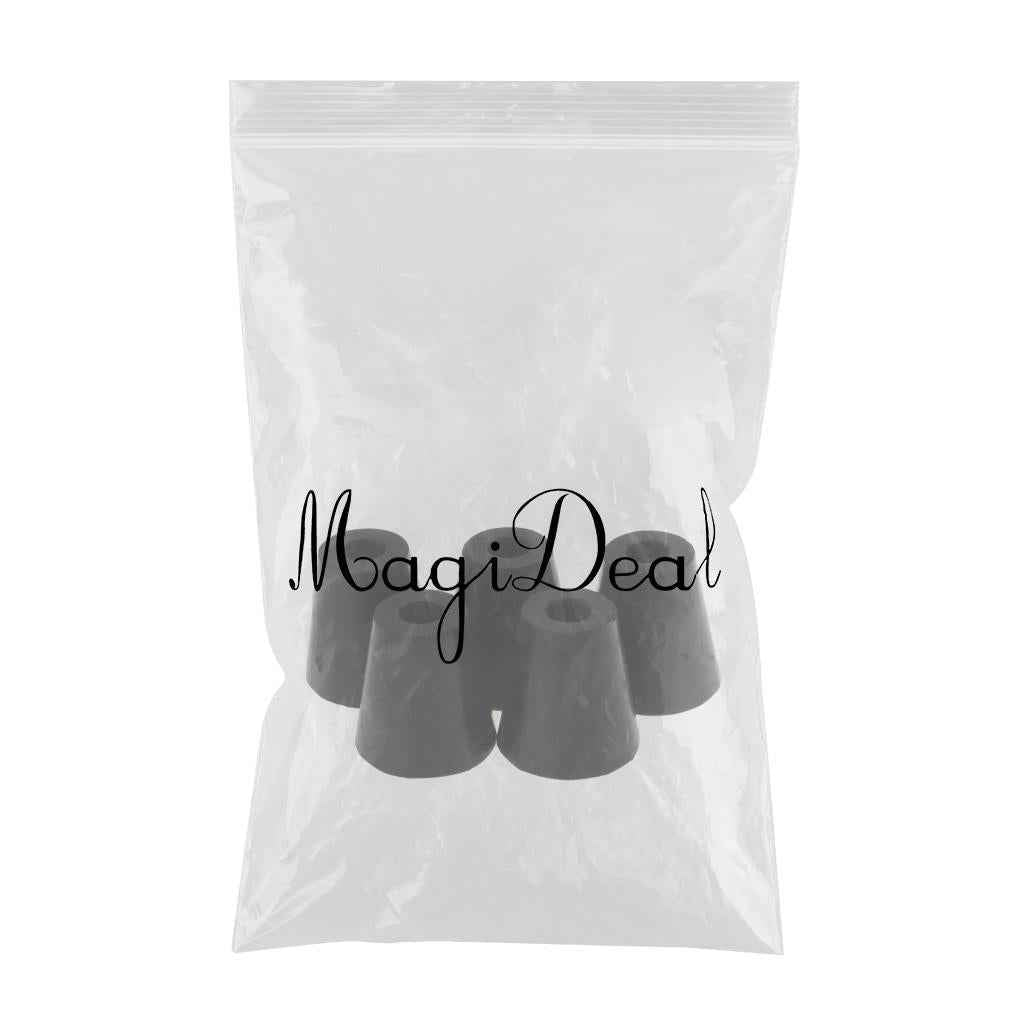 5pcs Round Black Bumpers Pads Rubber Feet, 40x38mm