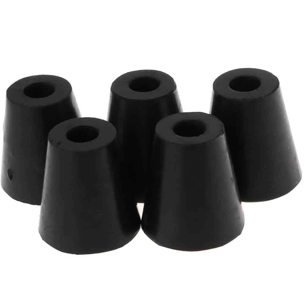 5pcs Round Black Bumpers Pads Rubber Feet, 40x38mm