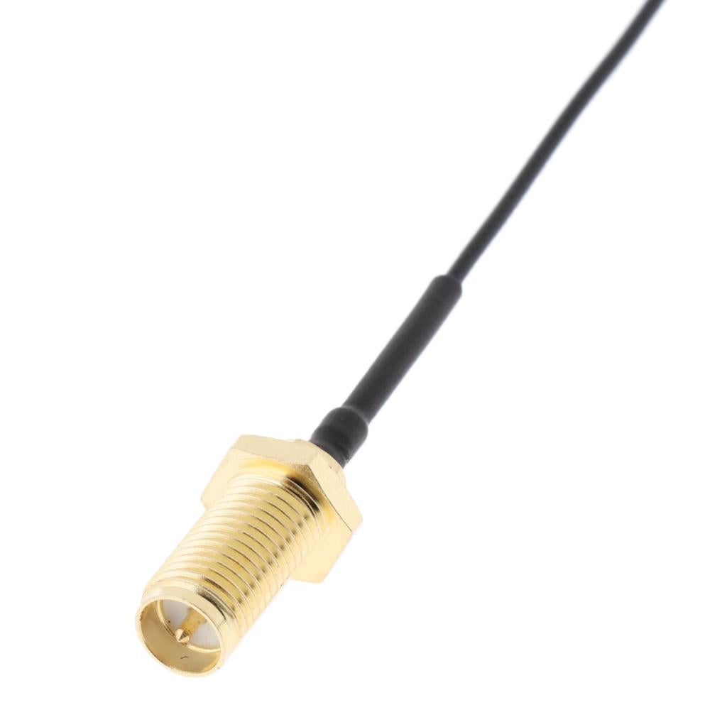 4xIPEX Turn UF.L To SMA Coaxial Extension Antenna Adapter Cable 15cm
