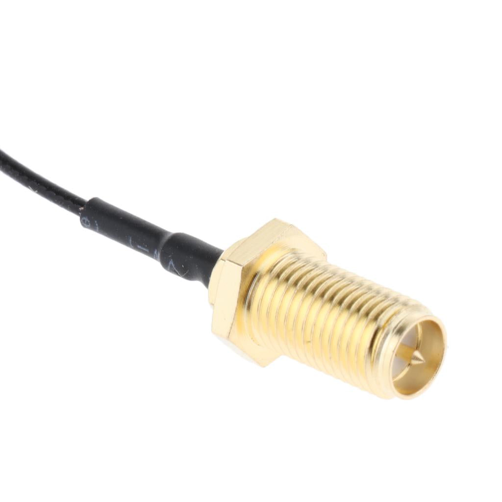 4xIPEX Turn UF.L To SMA Coaxial Extension Antenna Adapter Cable 30cm