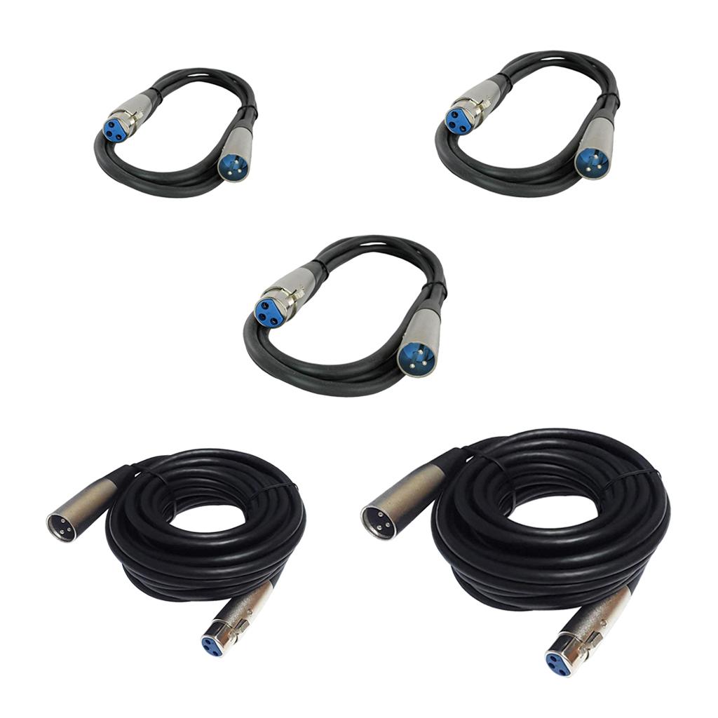 XLR Cable Microphone Lead Male to Female Extension Mic Cable 7.5 Meter