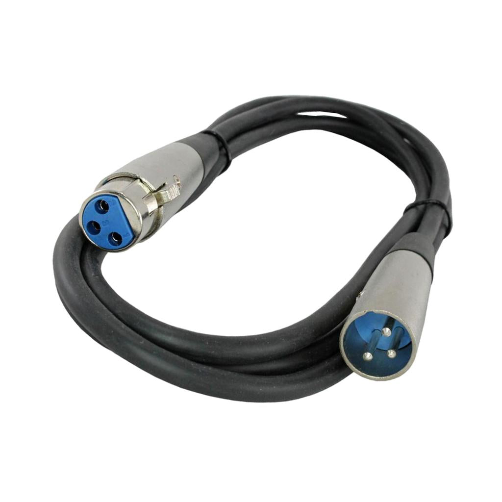 XLR Cable Microphone Lead Male to Female Extension Mic Cable 2 Meter