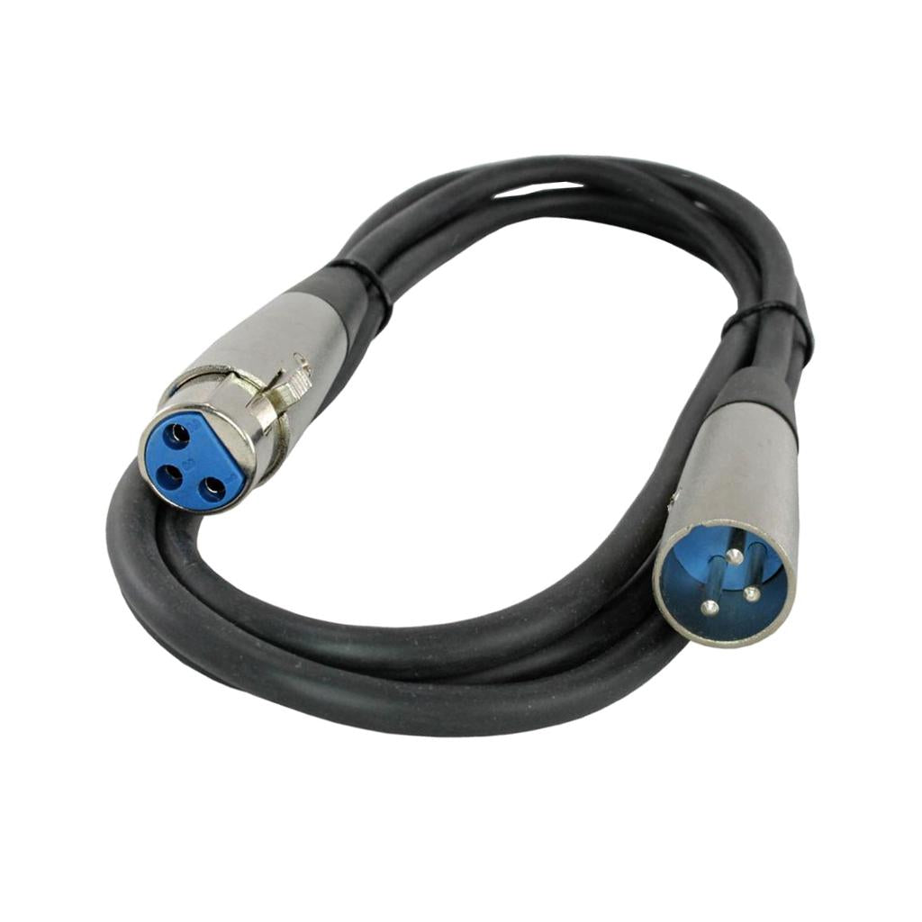 XLR Cable Microphone Lead Male to Female Extension Mic Cable 2 Meter
