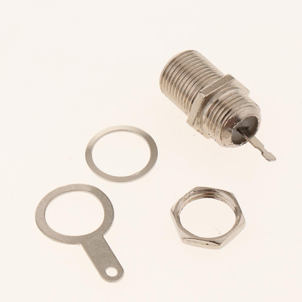 3x1Set F-Type Female RF Connector&Nut&Gasket Kits for Television Set-top-box