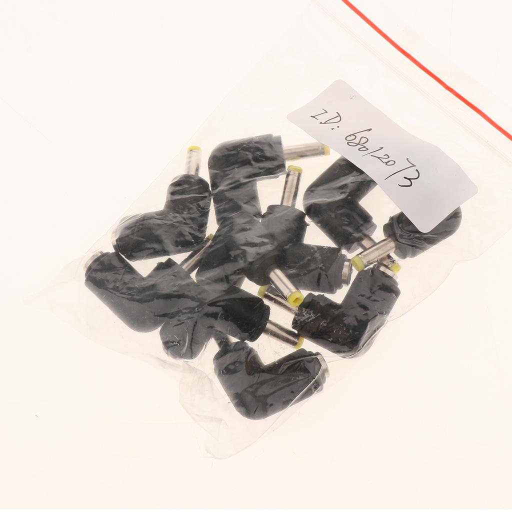 5x10 Pieces DC 5.5x2.1 Female to 4.0x1.7 Male Right Angle Power Connector