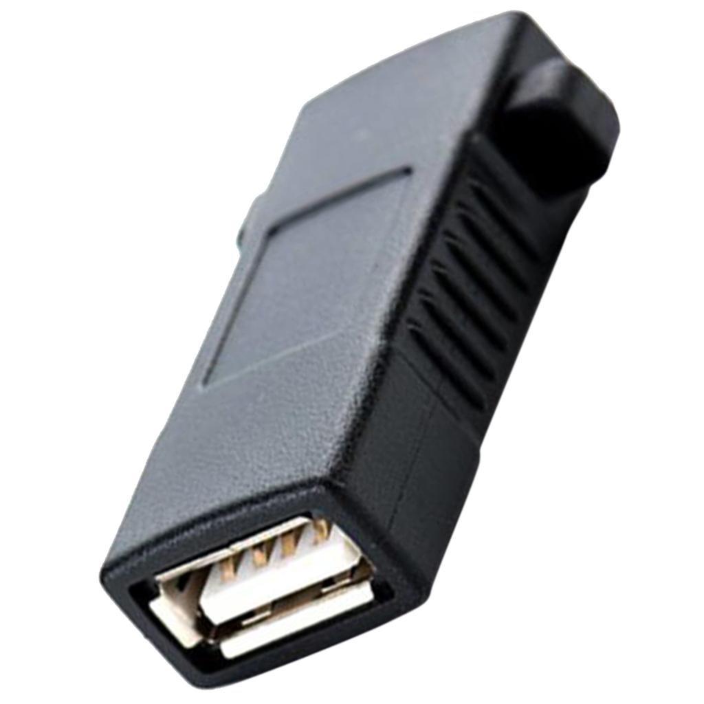 3xUSB Type A Female To Female USB 2.0 Adapter Coupler Adapter Connector