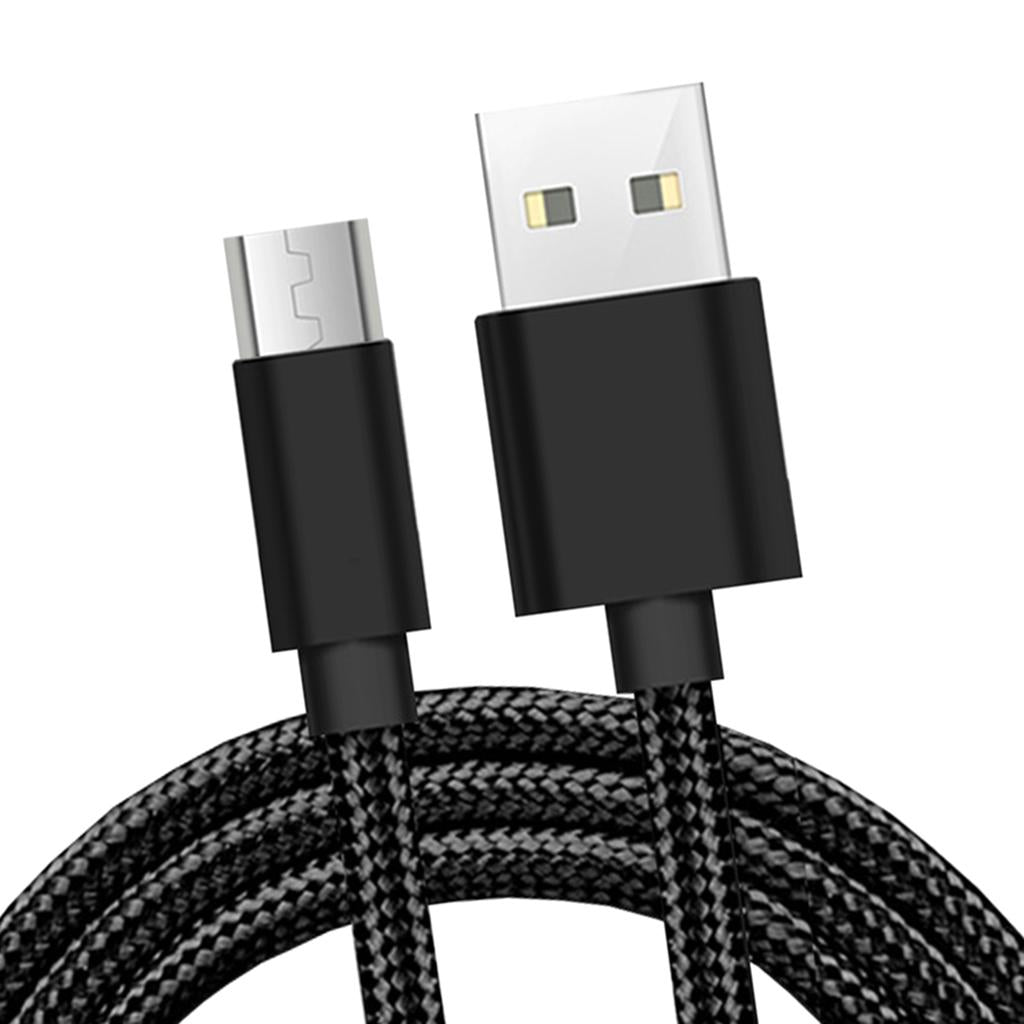 3xHeavy Duty USB Charger Charging Lead Data Cable 2M for Android Black