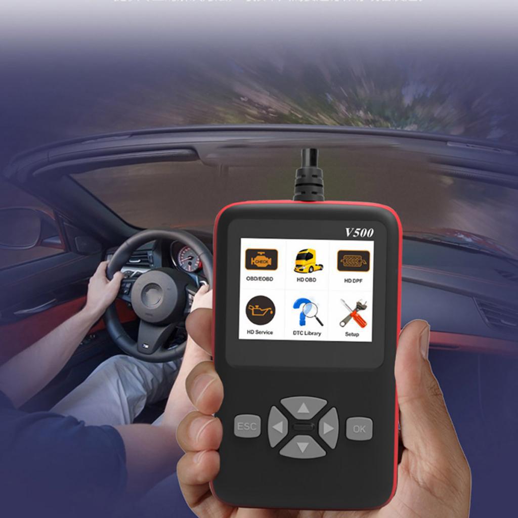 Truck Scan Tool Auto Car OBD2 Engine Fault Scanner Diagnostic Code Reader