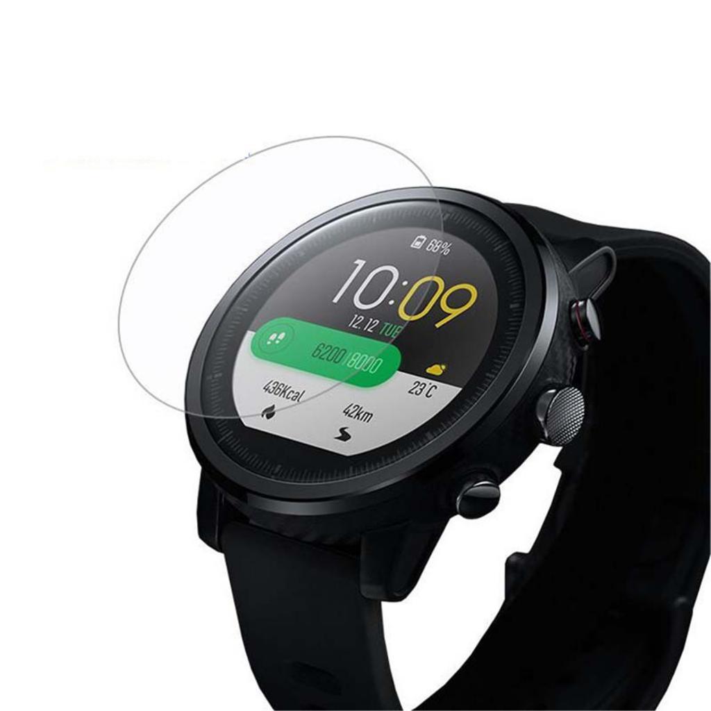 3xRound Smart Watch Tempered Glass Screen Protector Film for Samsung 37mm