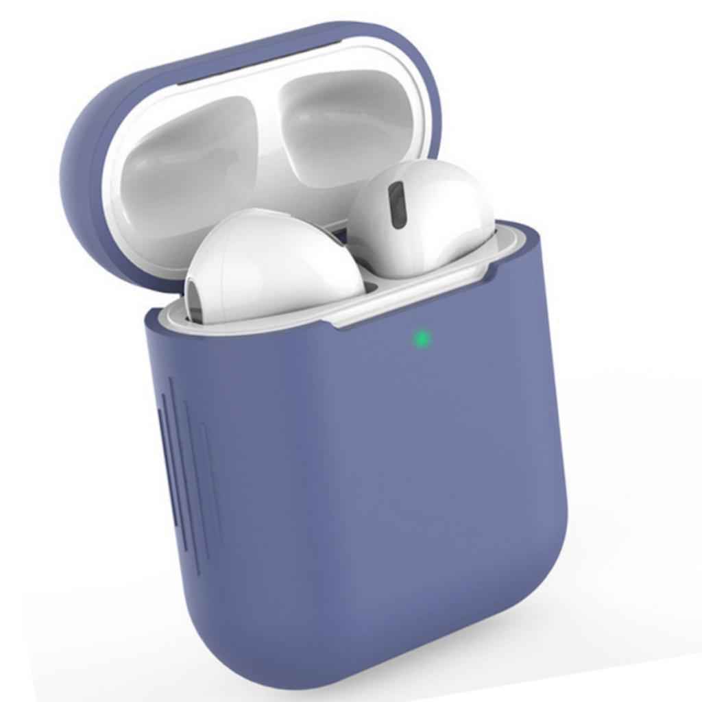 Earphones Protective Cover for Airpods Wireless Earphone Case Midnight blue
