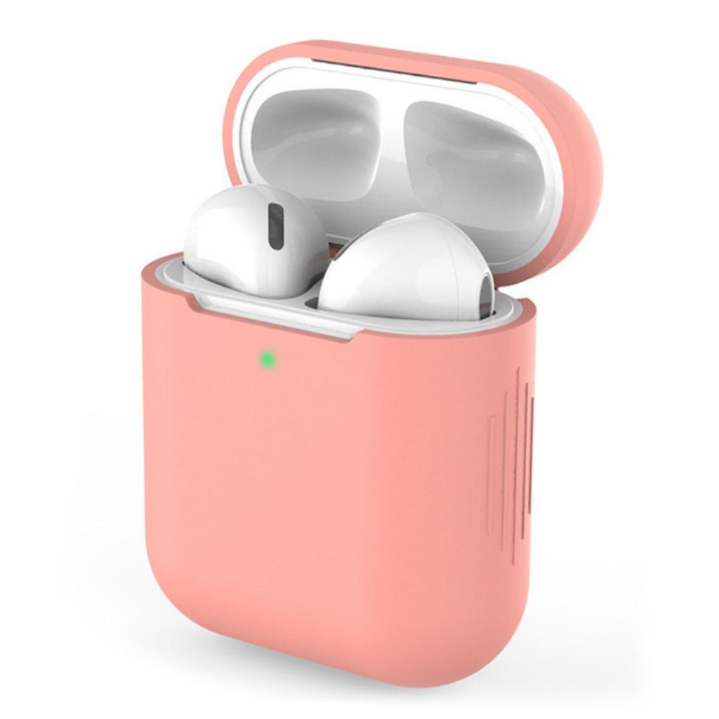 4xEarphones Protective Cover for Airpods Wireless Earphone Case Orange