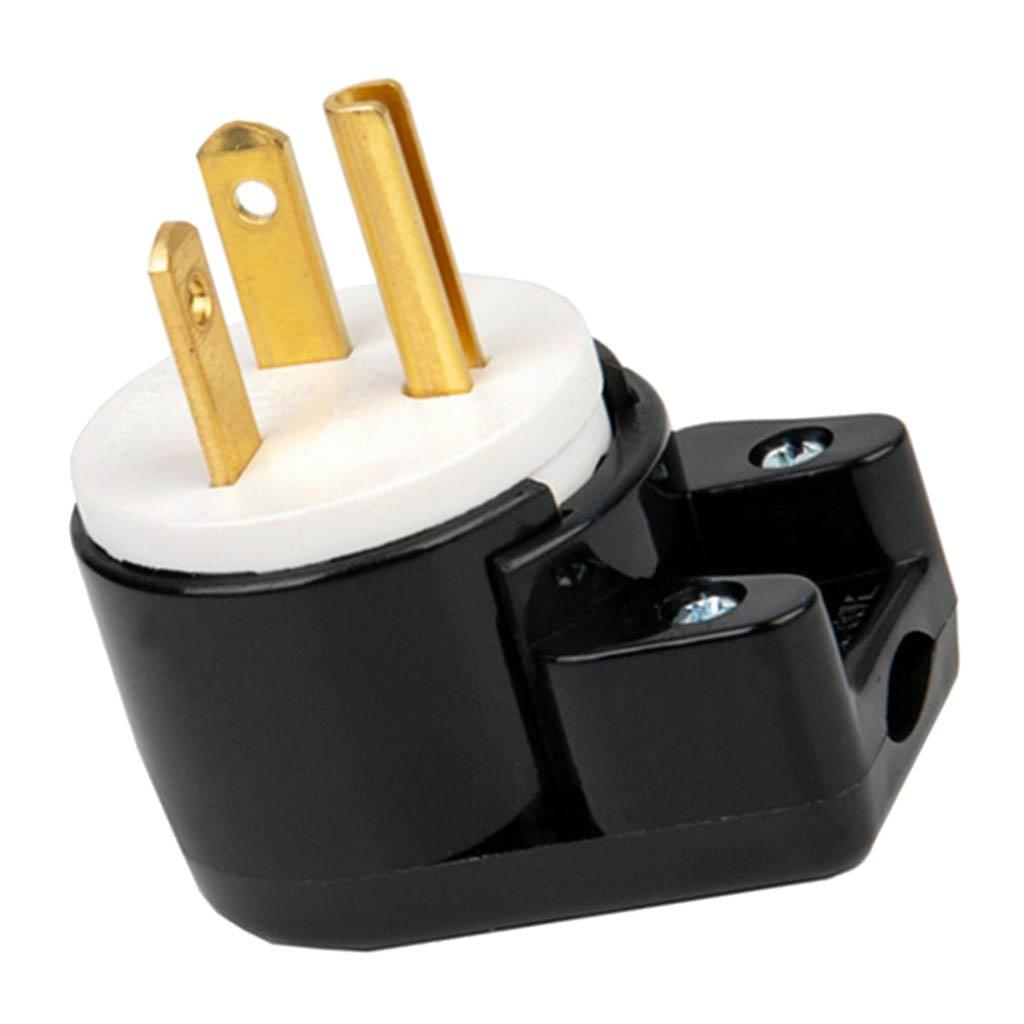 2xNEMA LK7620P 6-20P Grounding Locking Plug, 20A 250V AC, 2 Pole 3 Wire Bend