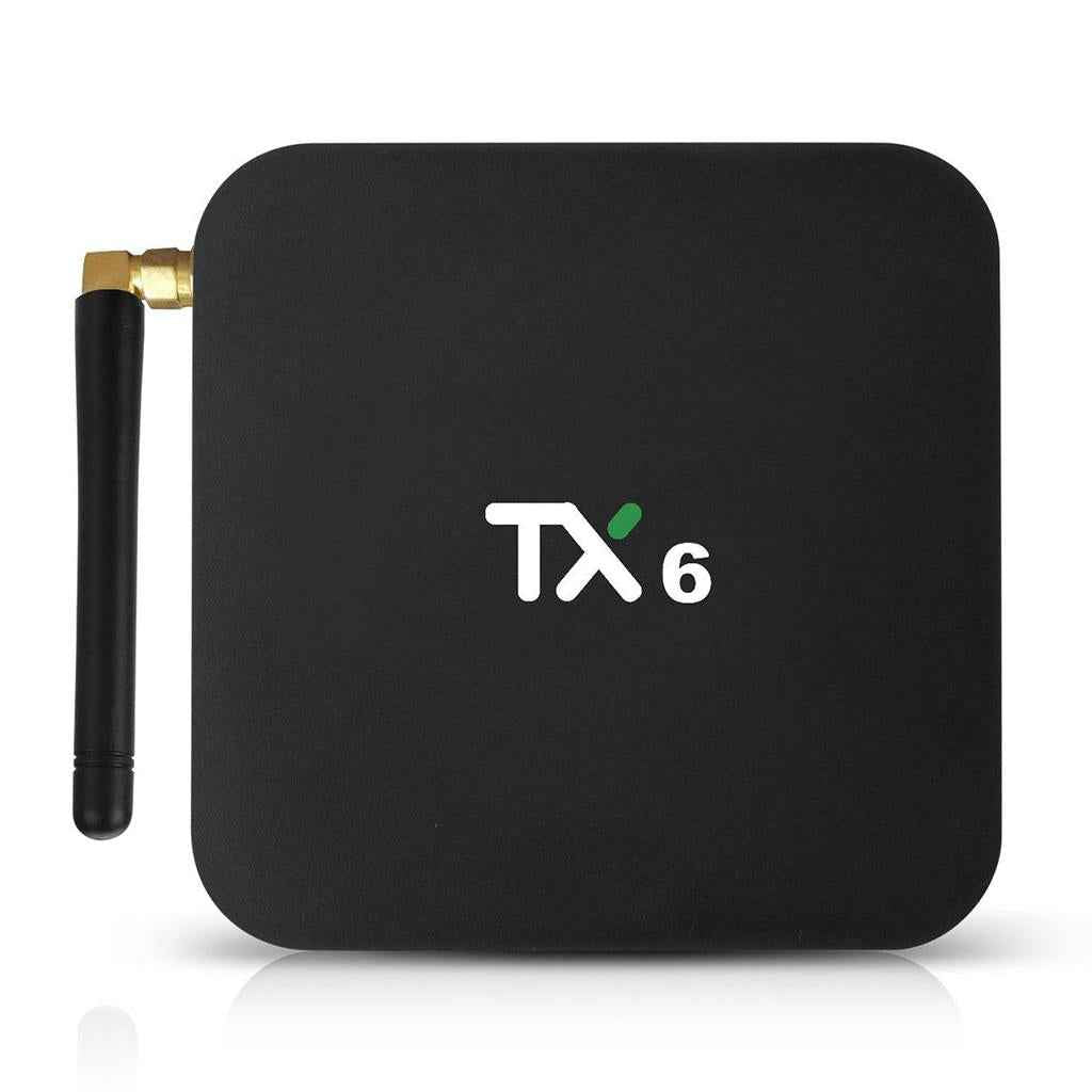 TX6 Android 9.0 TV BOX H6 Quad Core BT 4.1 WiFi 4K 3D Media Player US 2+16G Single Frequency