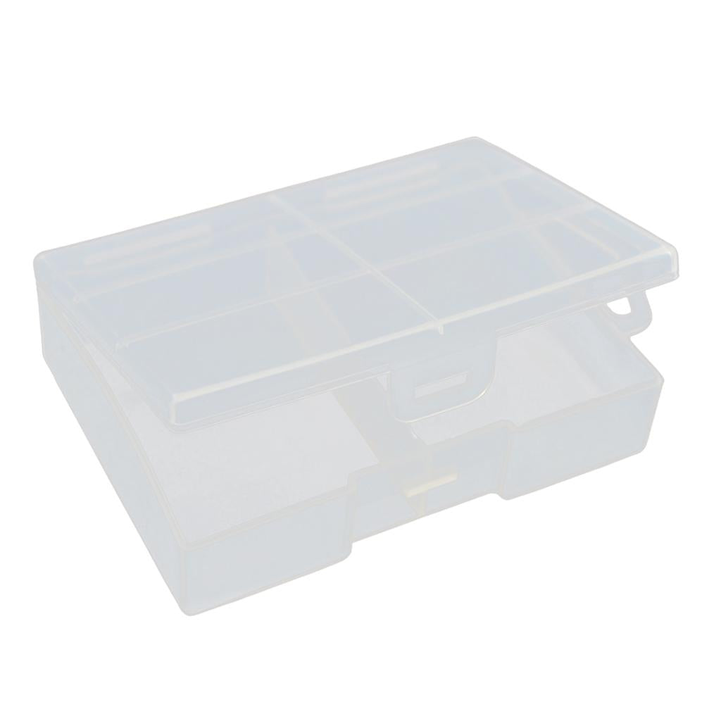 3xClear AA Plastic Battery Storage Case/Organizer/Holder Holds 24x AA
