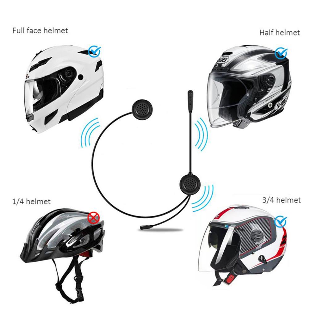 E1 Motorcycle Helmet Intercom Bluetooth HD Stereo Headset Bluetooth