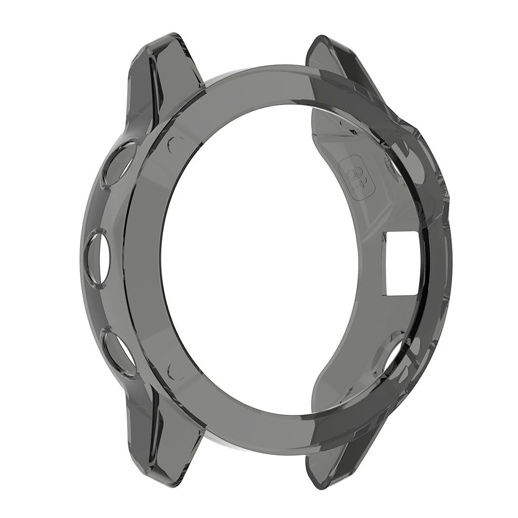 4xSilicone Full Cover Screen Protective Case For Garmin Fenix 6s Black