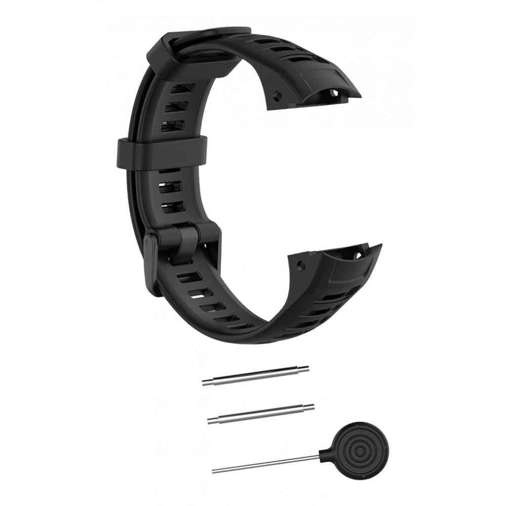 For Garmin Instinct Replacement Watch Strap Sillion Wrist Watch Band Black