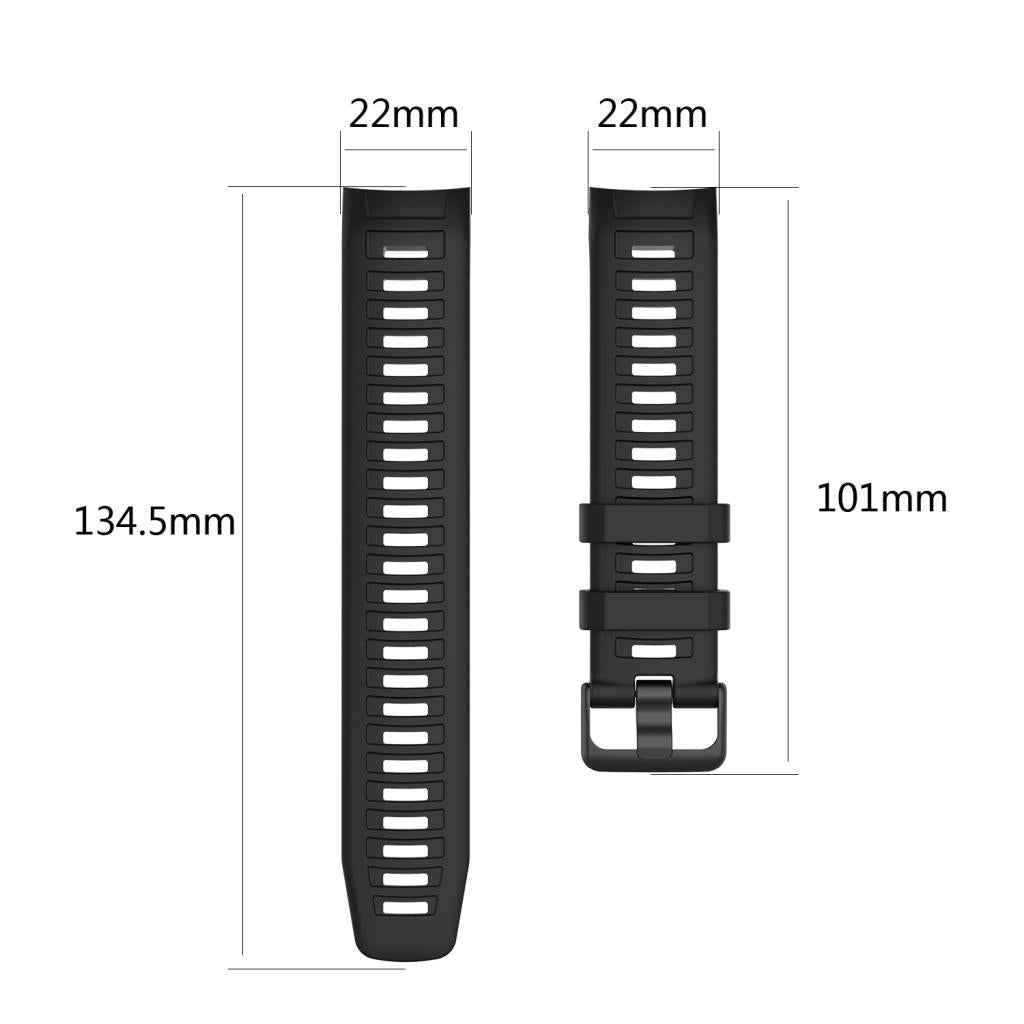 For Garmin Instinct Replacement Watch Strap Sillion Wrist Watch Band Black
