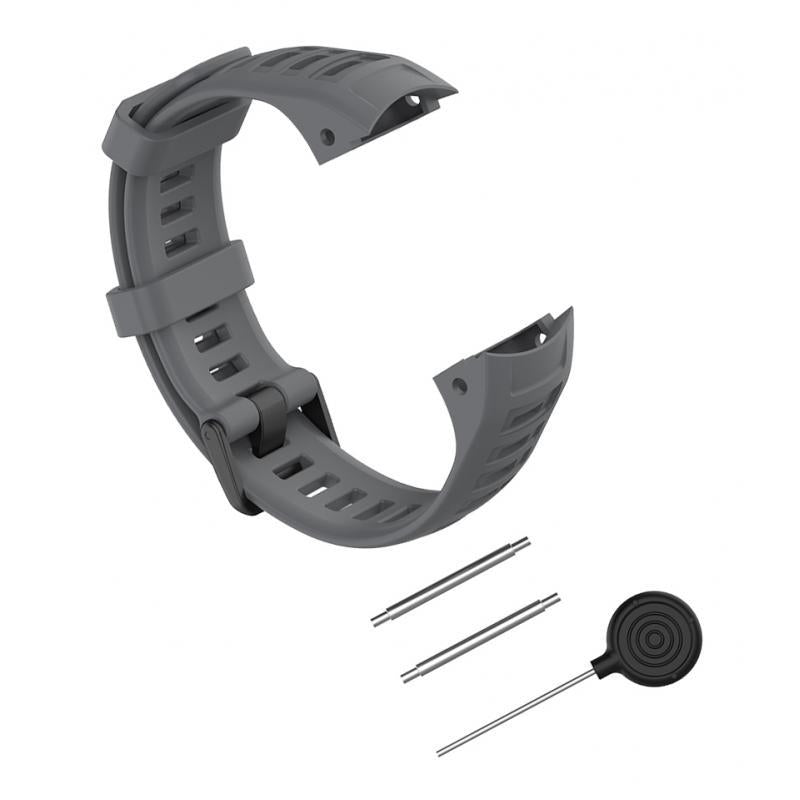 3xFor Garmin Instinct Replacement Watch Strap Sillion Wrist Watch Band Grey