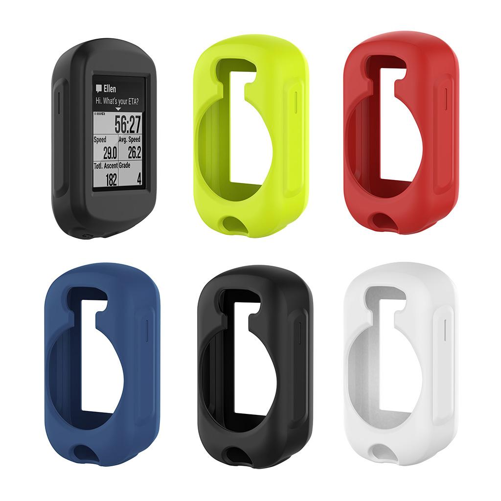 4xNew Silica Gel Case Shell Waterproof For Garmin edge130 GPS Watch Black