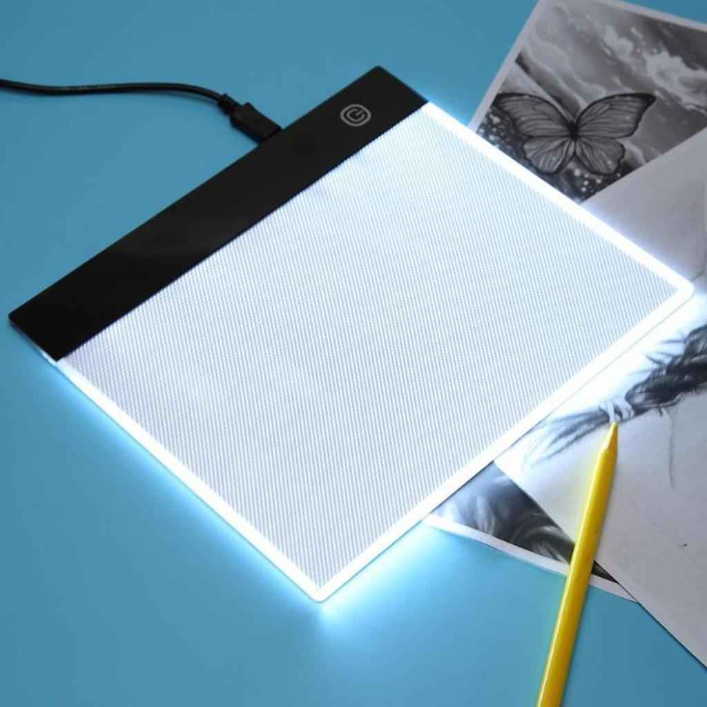 A5 Dimmable LED Slim Art Craft Drawing Tracing Tattoo Light Box Pad Board