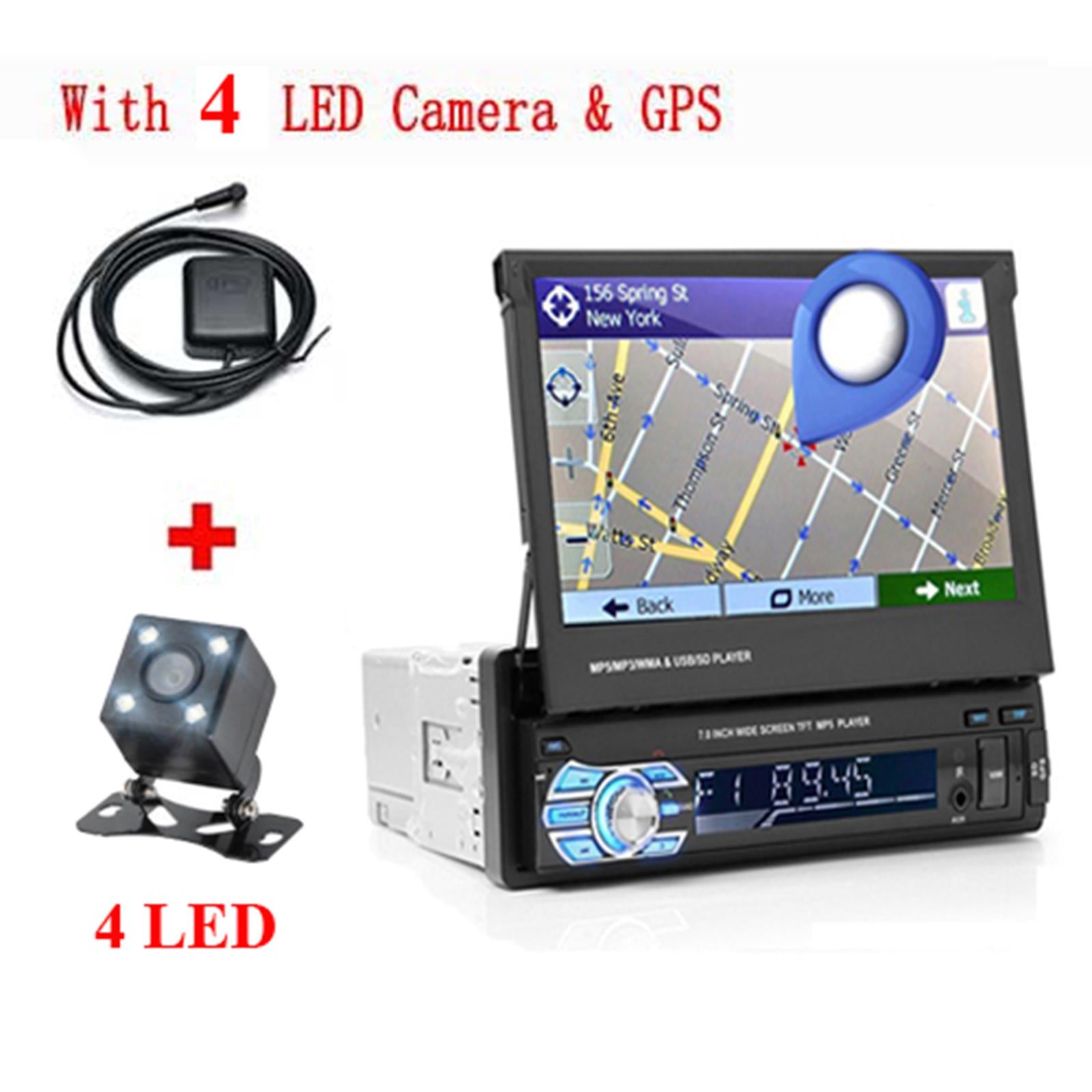 9601G 1 DIN Auto Stereo Radio Bluetooth MP5 Player 800*480 Standard+Camera