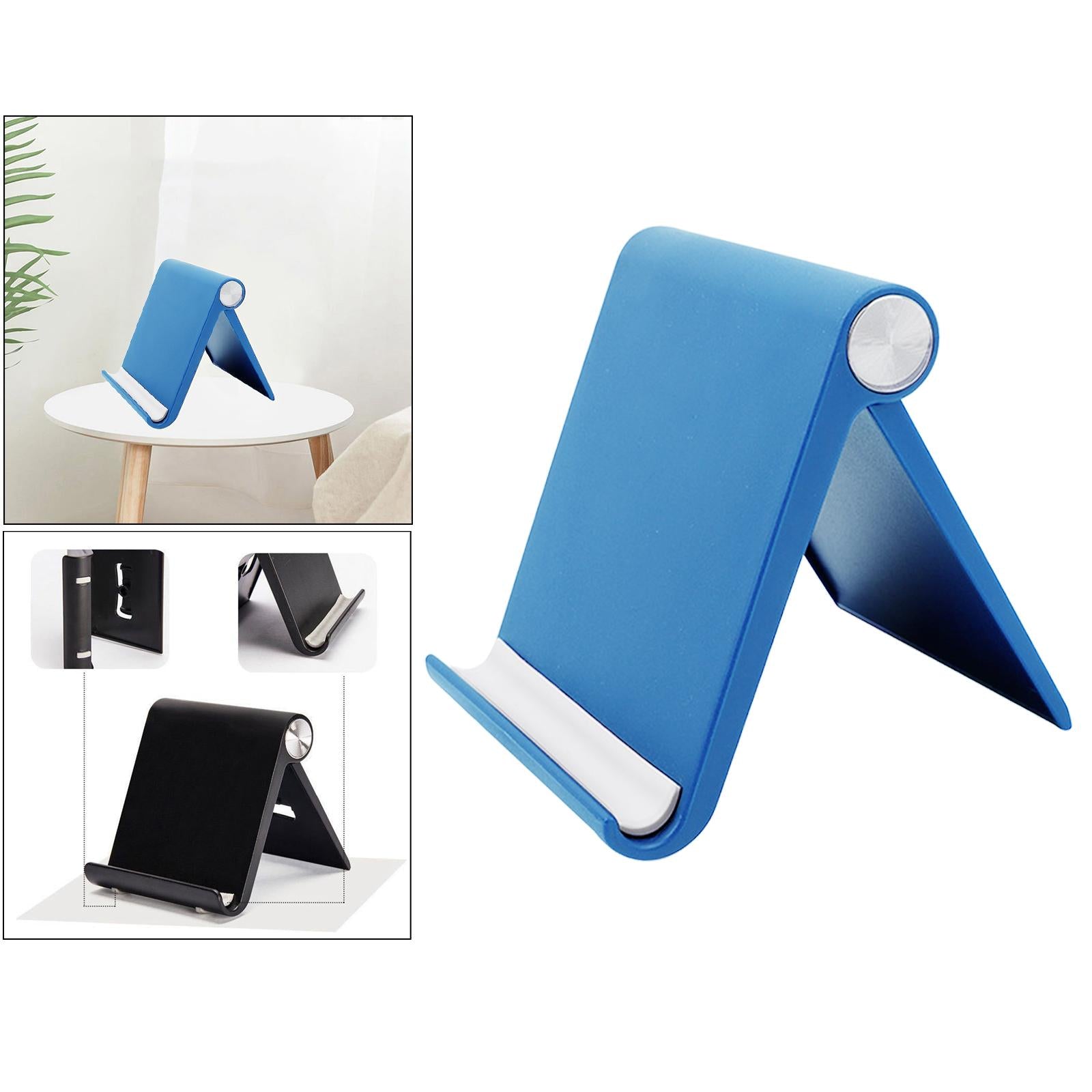 3xUniversal Adjustable Book Tablet Stand Retail Cookbook Holder Desk Blue