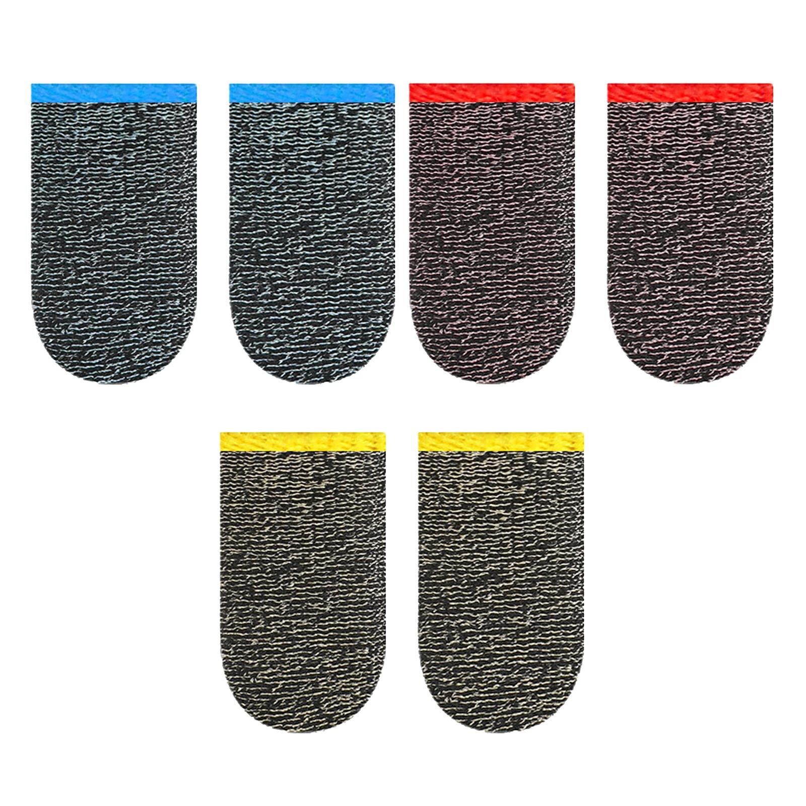 2xMobile Game Controller Finger Sleeve for Knives Out black blue