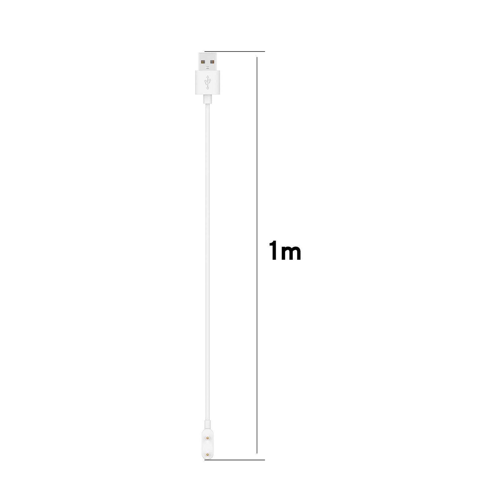 2xWatch Charger Compatible with Huawei Watch Fit USB Charging Cable white