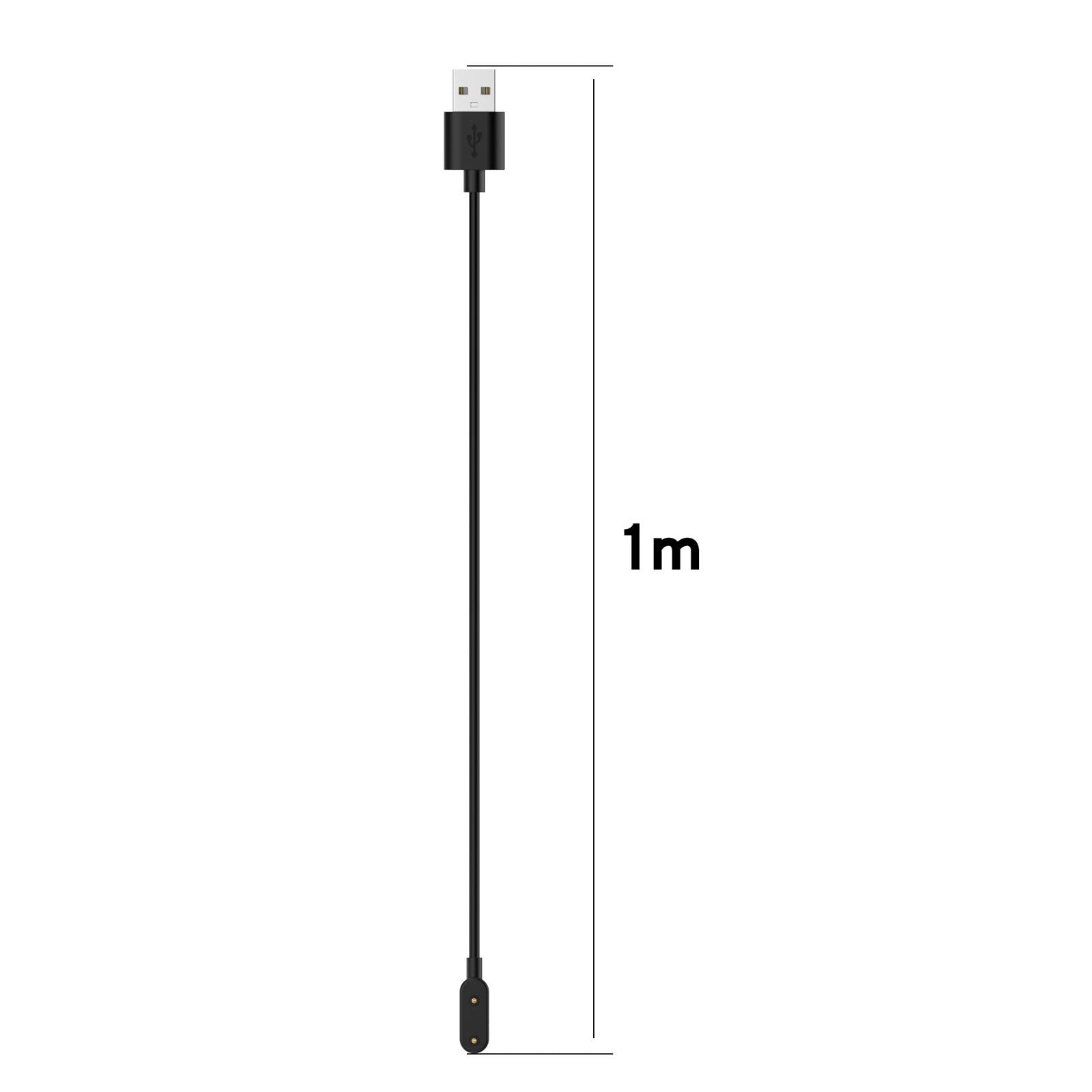 2xWatch Charger Compatible with Huawei Watch Fit USB Charging Cable black