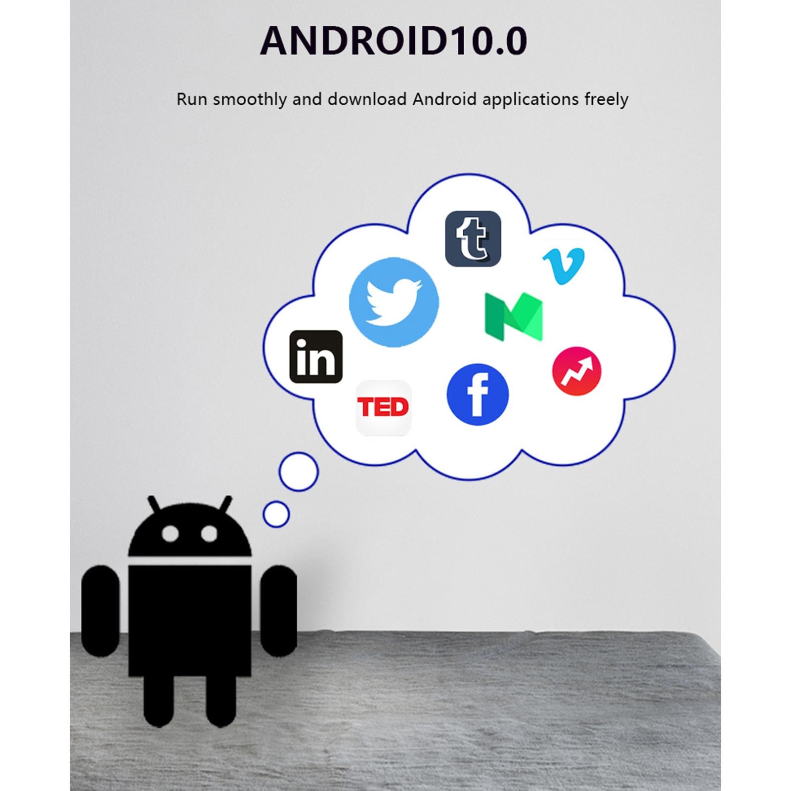 Digital WiFi 4K Smart STB Media Player Device Remote Control 2+16G AU Plug