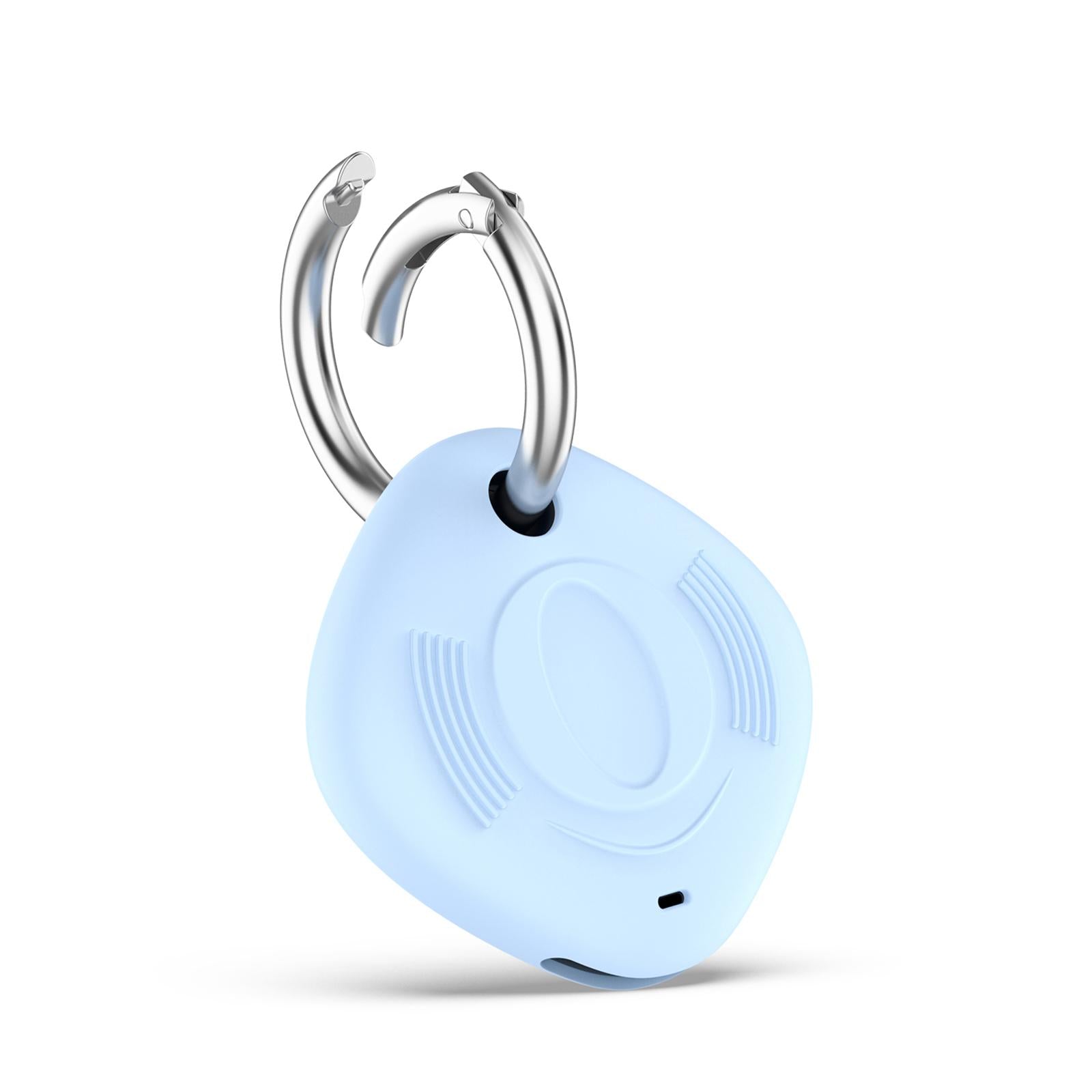 4xSilicone Case for Samsung Galaxy SmartTag Tracker Cover with Keyring Blue