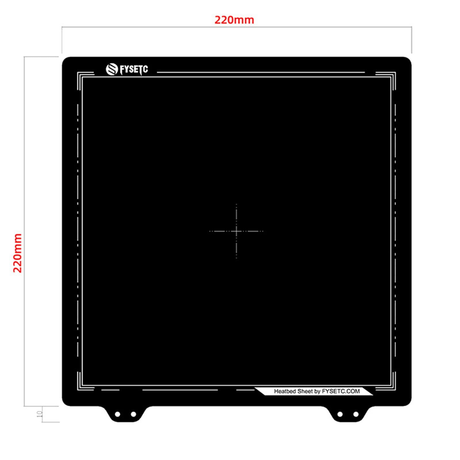 Black 3D Printer PEI Spring Steel Sheet Build Plate Replacemnt for Anet A8