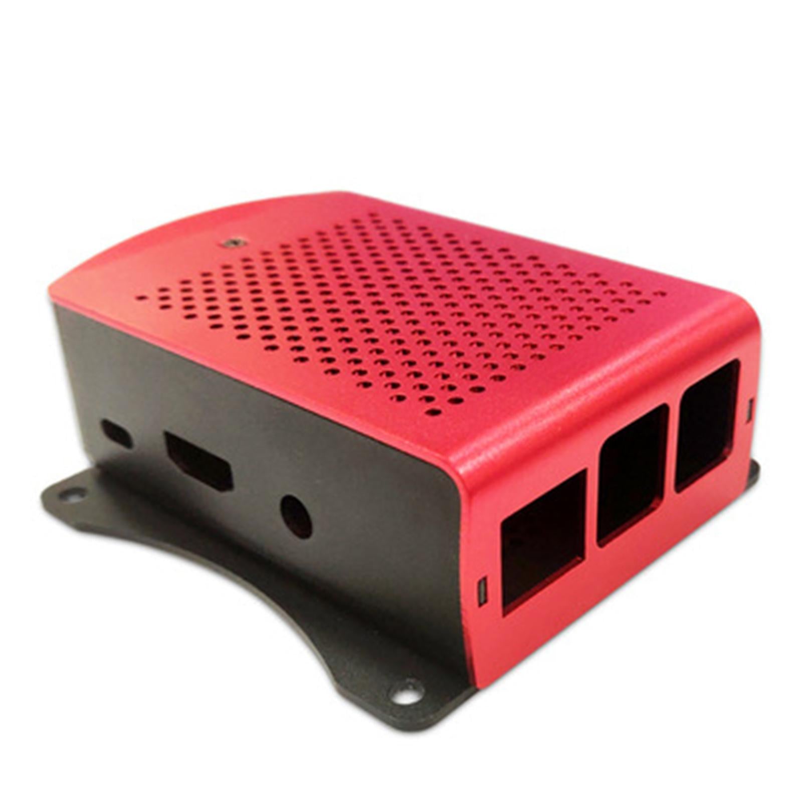Computer Case Protective Shell for Raspberry Pi4 Lightweight Red