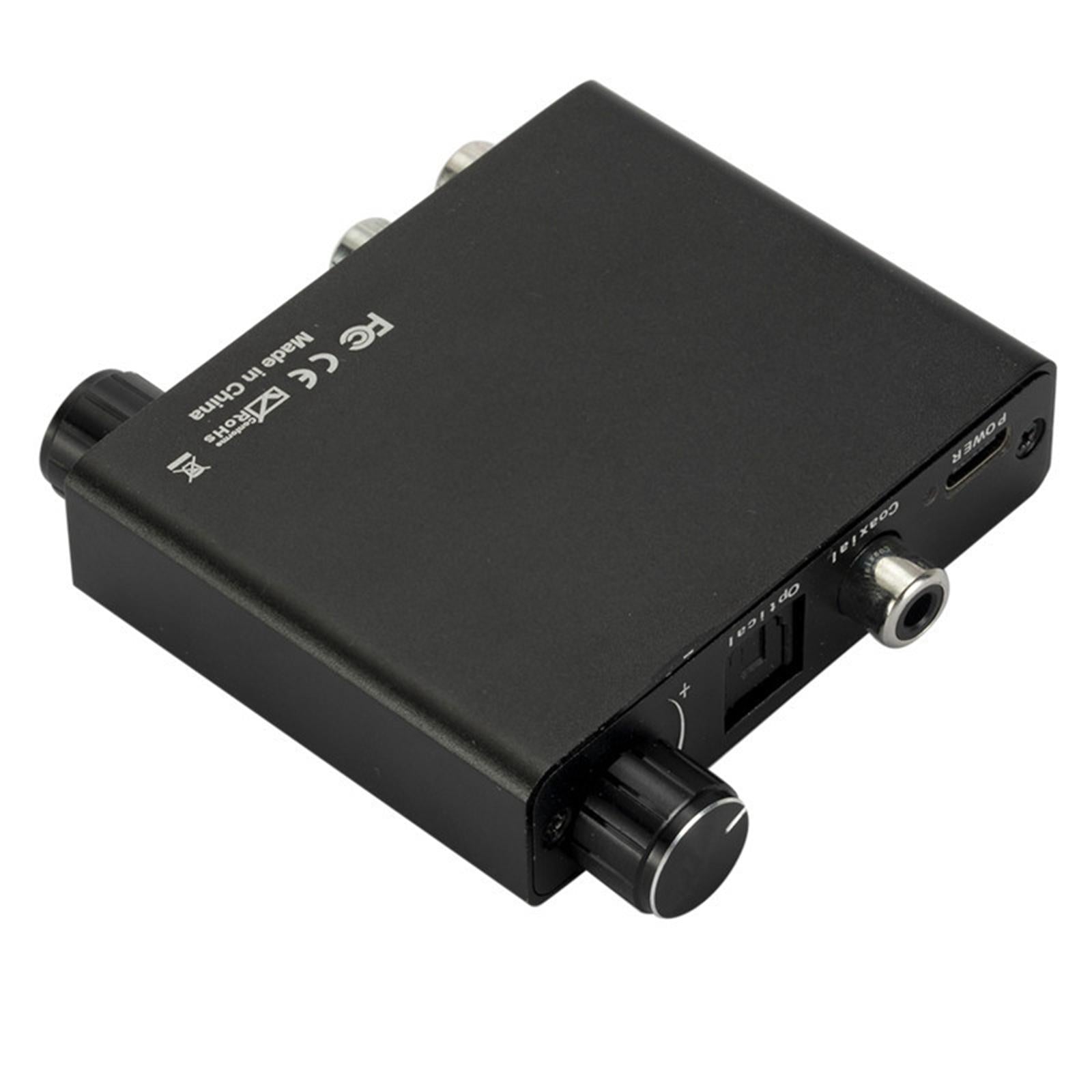Aluminum 192kHz DAC RCA Digital to Analog Audio Converter Professional
