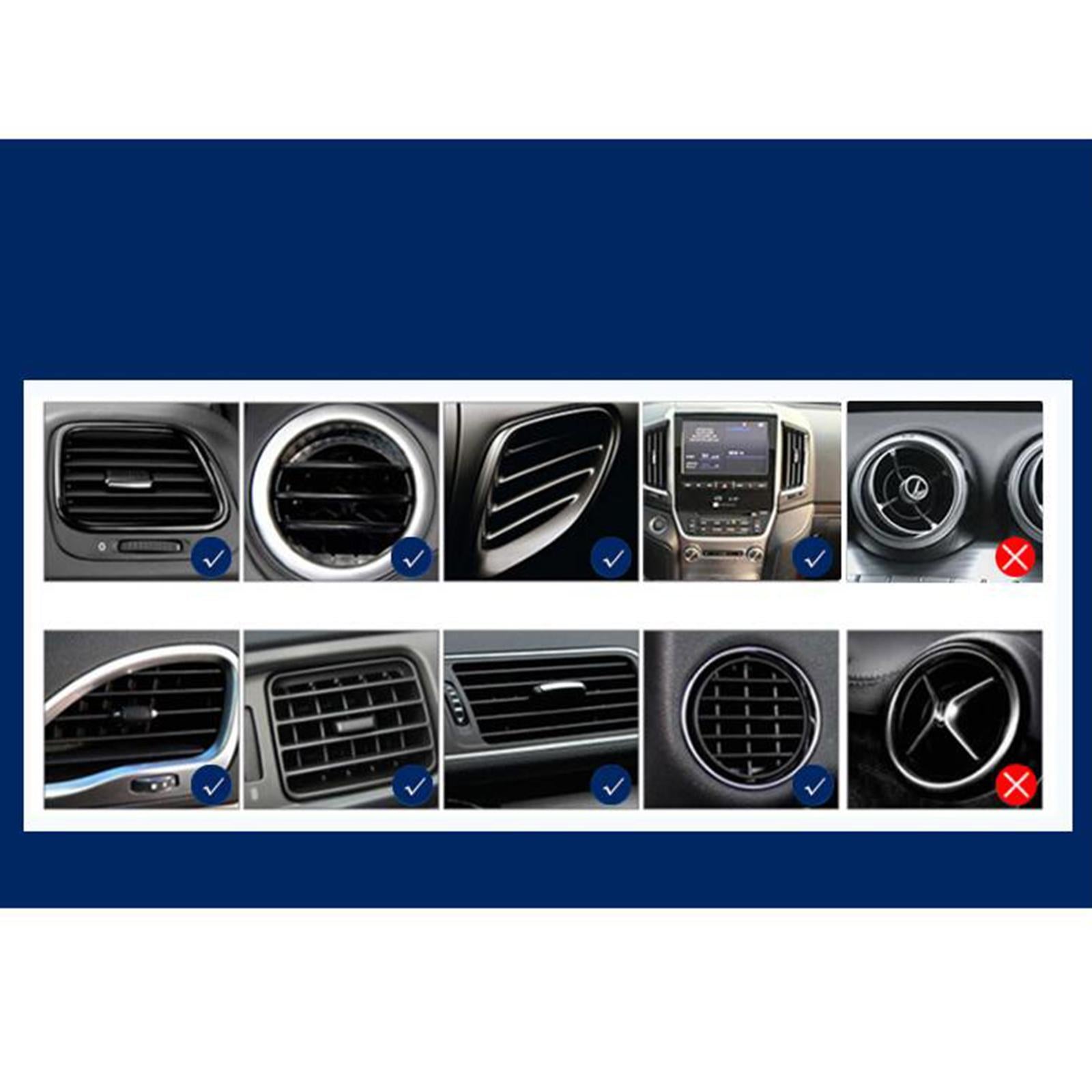3xPhone Mount Base Adjustable Knob Scratch-Resistant for Car Air Outlet Clip 13mm