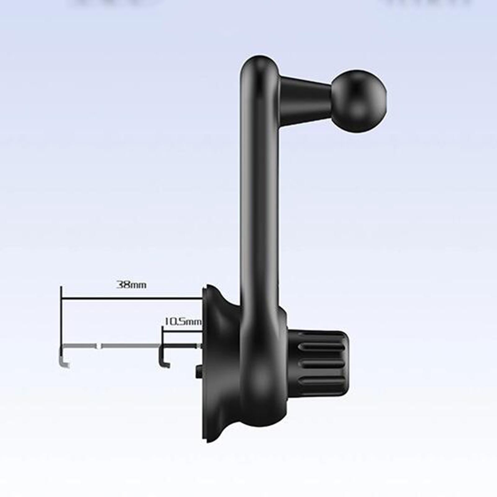 3xClip Car Phone Holder Rotatable Supplies for Air Vent Outlet 17mm Ball Head