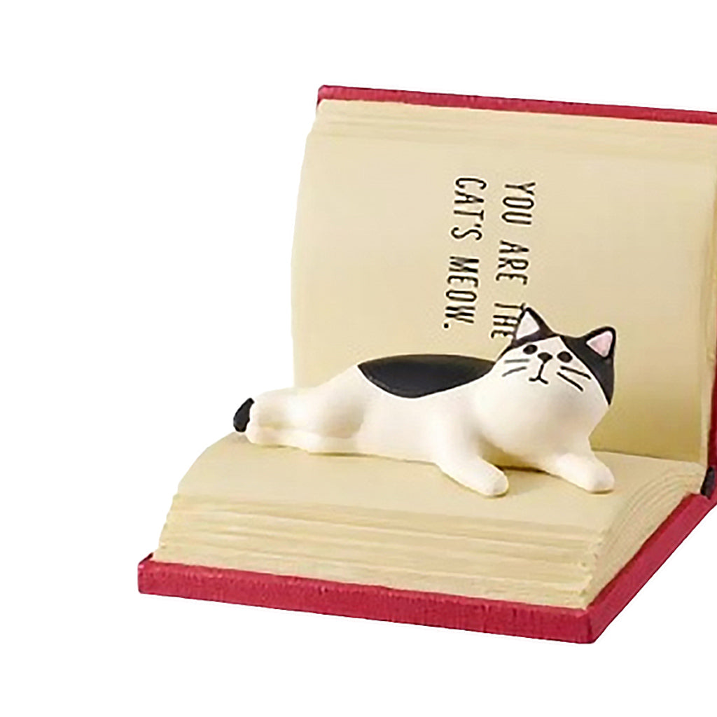 Desktop Creative Phone Holder for Tablets PC Couple 8.5xx10x7cm Book Cat