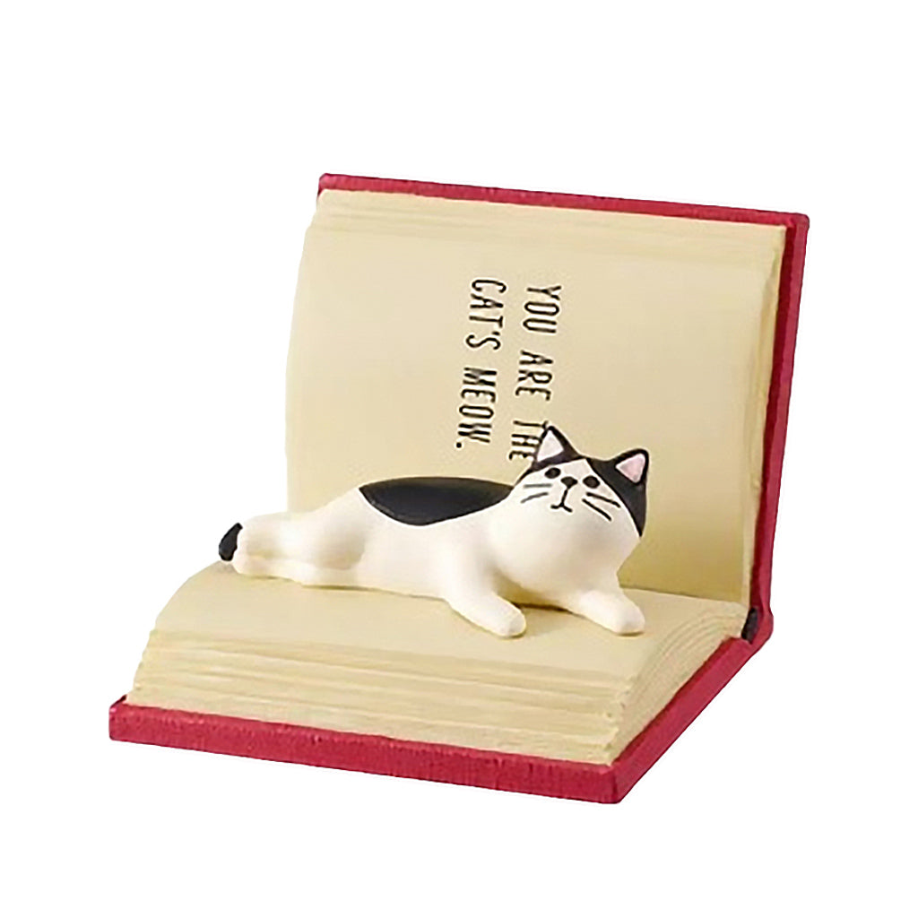 Desktop Creative Phone Holder for Tablets PC Couple 8.5xx10x7cm Book Cat