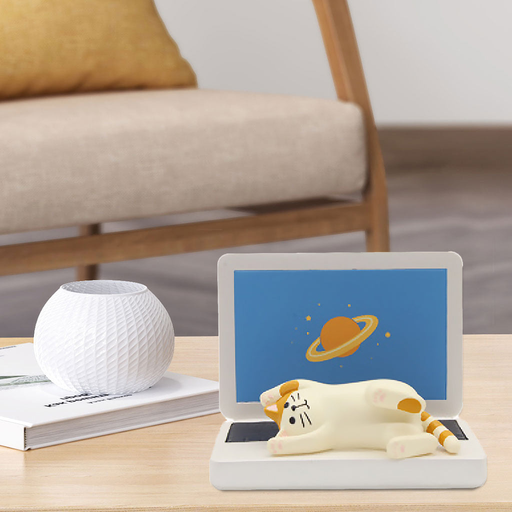 Desktop Creative Phone Holder for Tablets PC Couple 9.5x7.5x7.8cm PC Cat